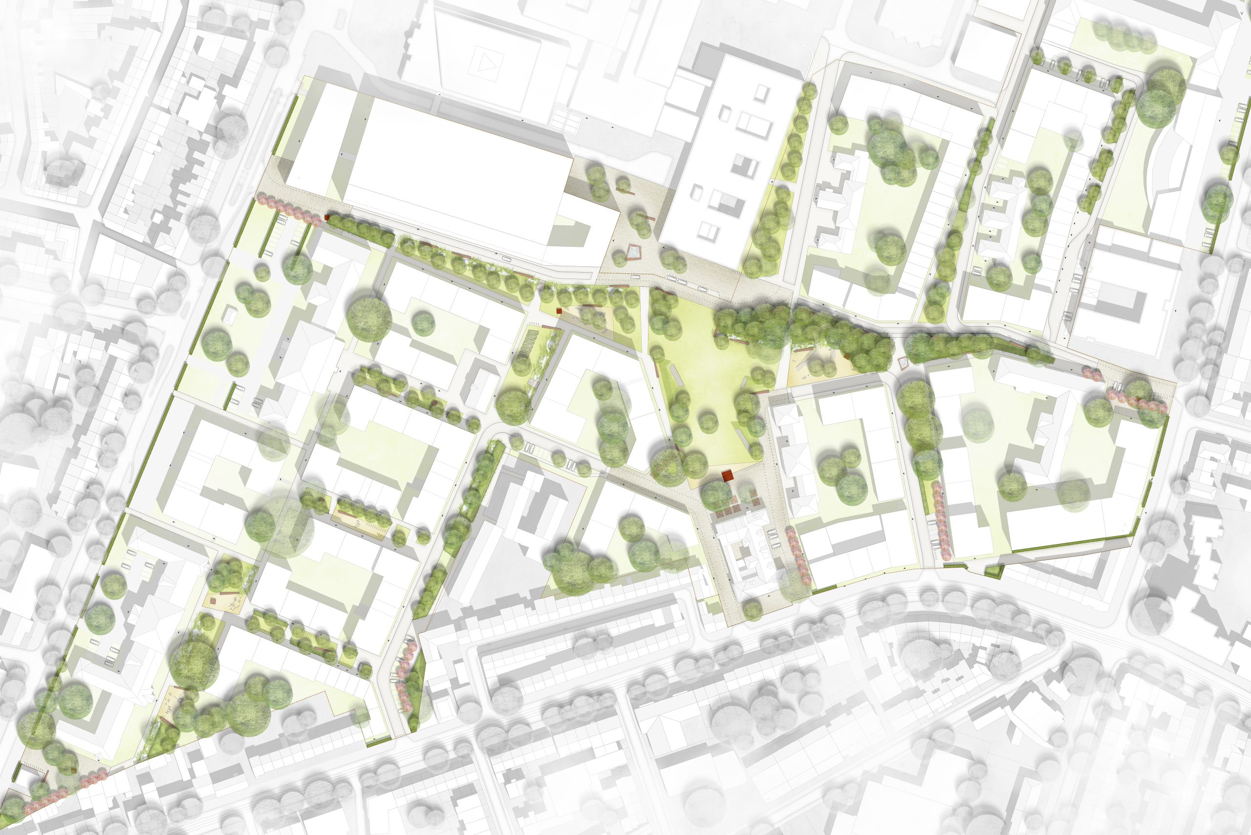 Freiraumplanerischer Wettbewerb Neues Hulsbger-Viertel